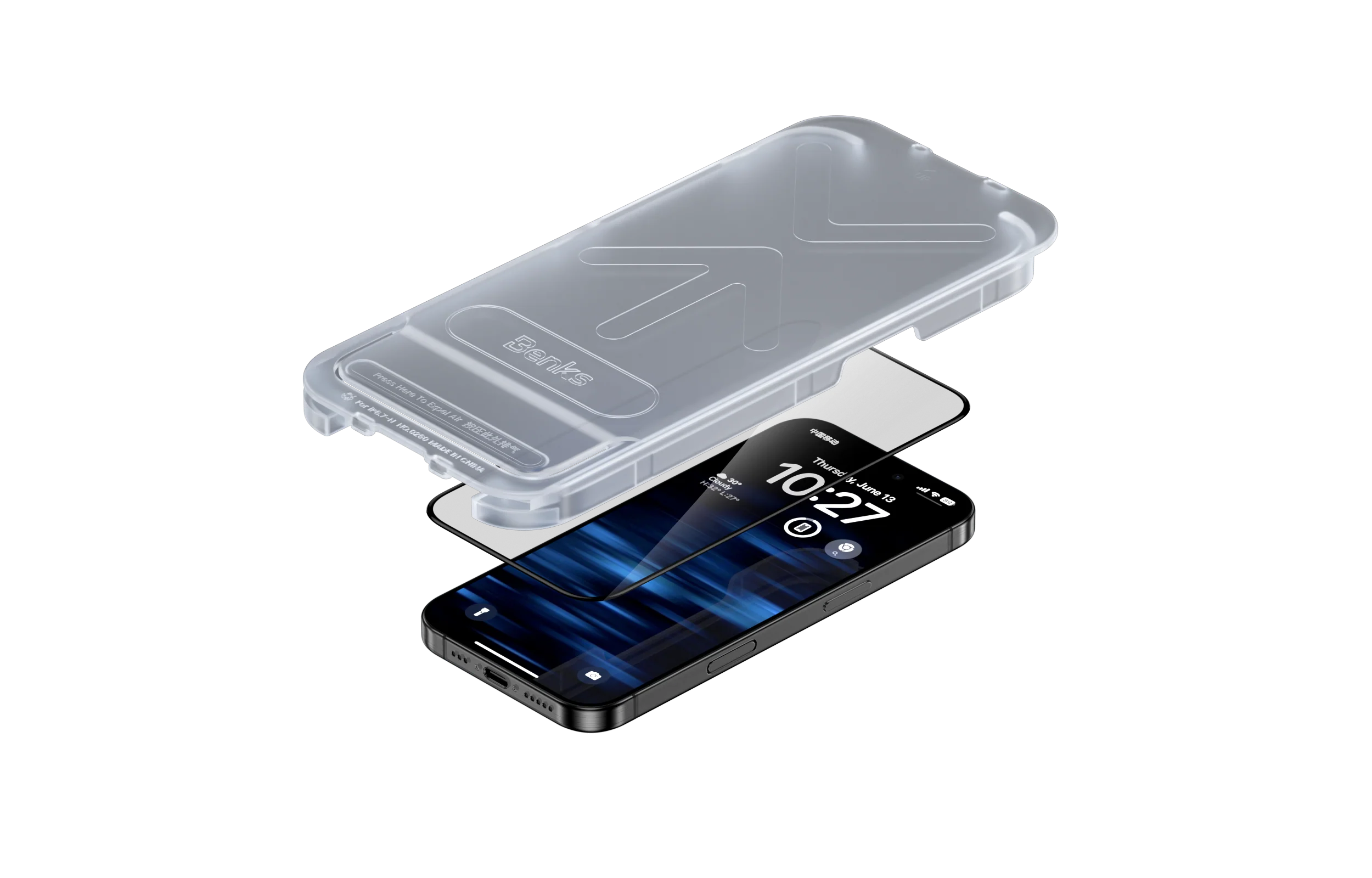 GlassWarrior Sapphire Screen Protector - 16 Pro Max
