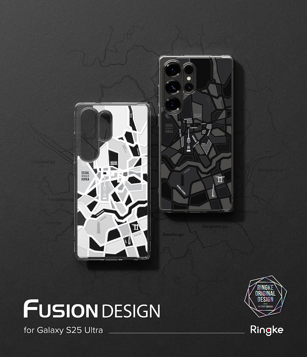 FUSION DESIGN SEOUL MAP WHITE - S25 Ultra