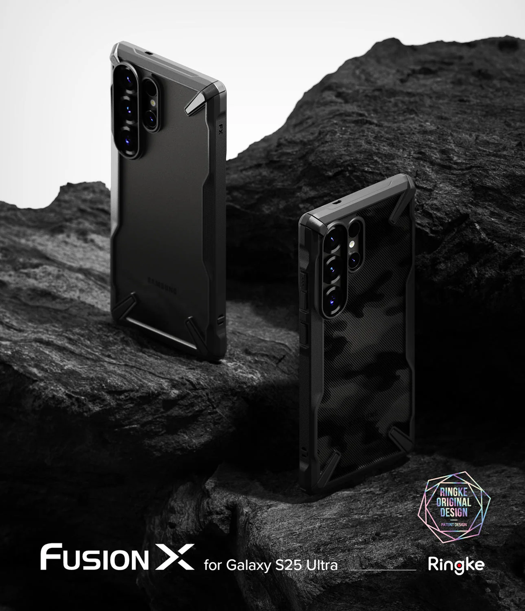 FUSION DESIGN X CAMO BLACK - S25 Ultra