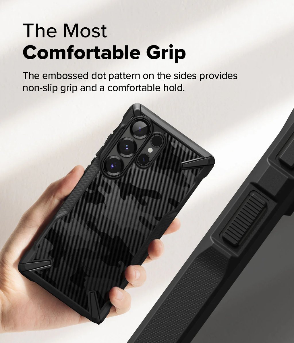 FUSION DESIGN X CAMO BLACK - S25 Ultra