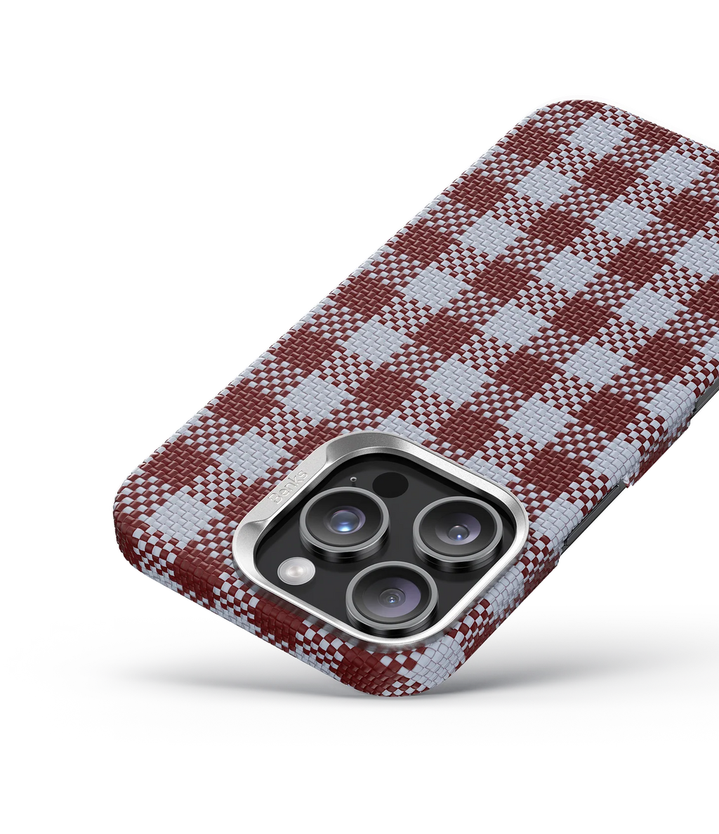 ArmorVichy Case built with Kevlar® (Red) - 16 Pro Max